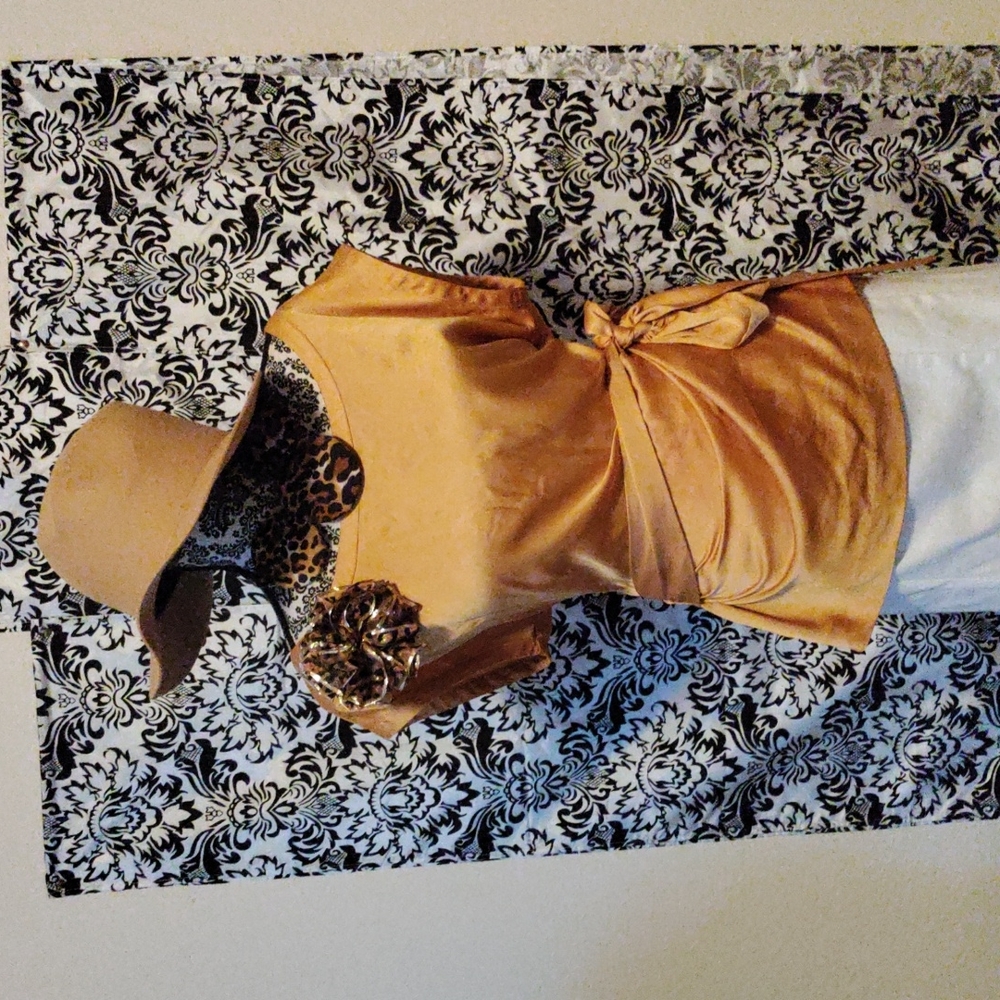 Silky satiny top Large(14)